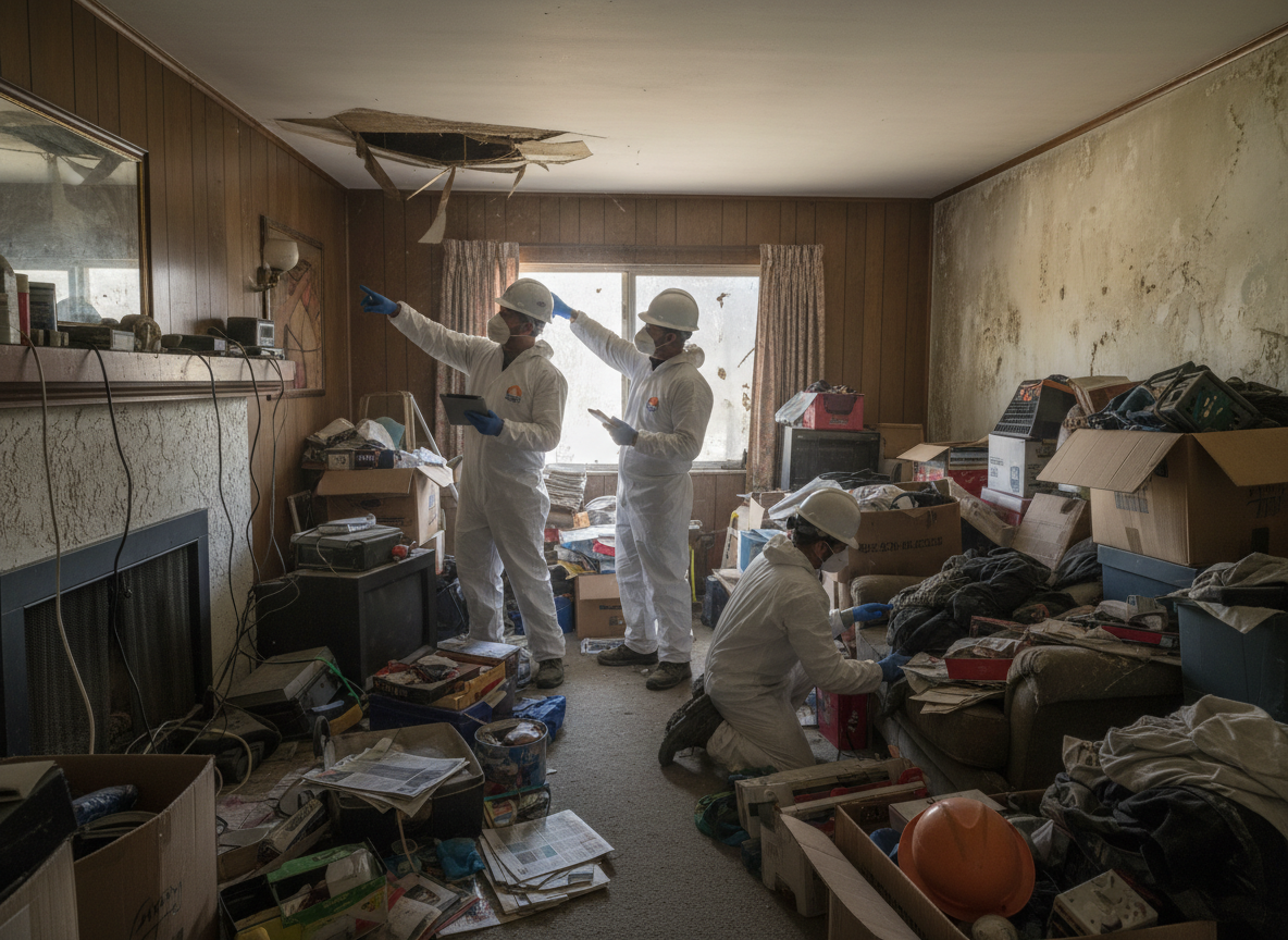 Safety Checks Before Hoarding Cleanup Begins in Older Irvine Homes